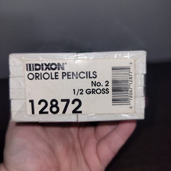 DIXON Oriole Wood Pencils No 287 Ticonderoga PMA Approved Sealed 72 1/2 Gross - Picture 6 of 6